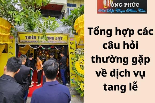 Tổng hợp các câu hỏi thường gặp về dịch vụ tang lễ